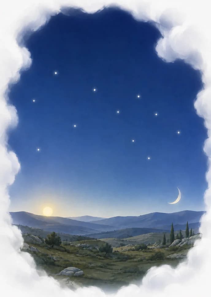 Page 3 — Eleven stars, the sun and the moon